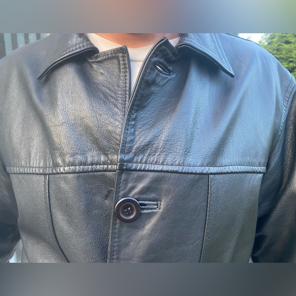 Men’s genuine leather jacket - Picture 7 of 9